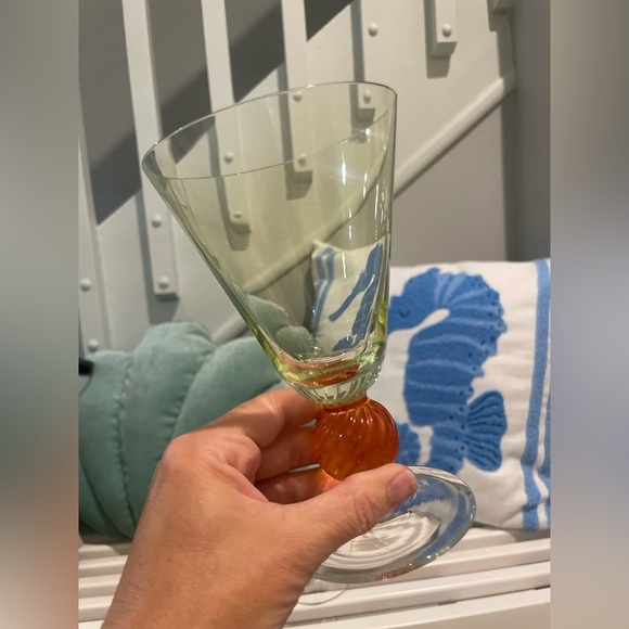 Set Of 2 Southern Living At Home Tango Water Iced Tea Goblets Multicolor Glass - Picture 11 of 16